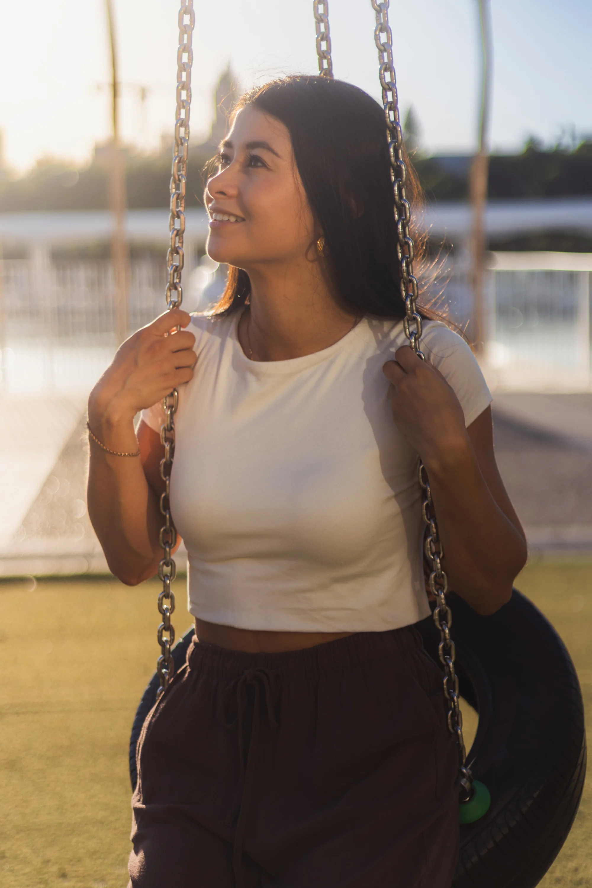 Golden hour in La Malagueta