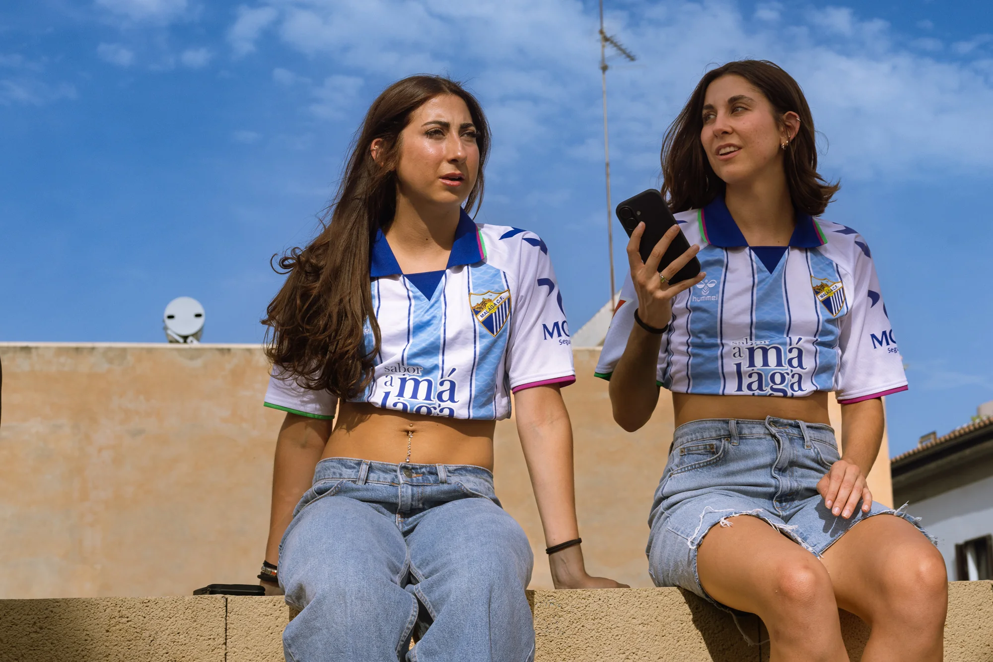 Malaga CF promotion celebrations